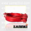 Bolt Clamp ZX 6 สีแดง 5-6