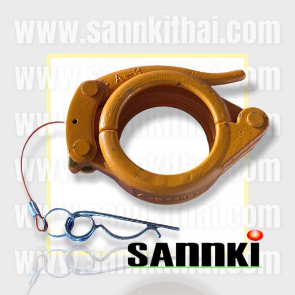 ประกับรัดท่อ Snap Clamp/coupling 3.5" ประกับ/แคล้มป์สแน๊ป/หางหนู 3.5 นิ้ว