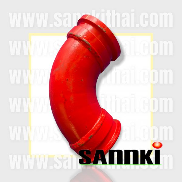Delivery pipe elbow 6×90°×275-ZX TWIN