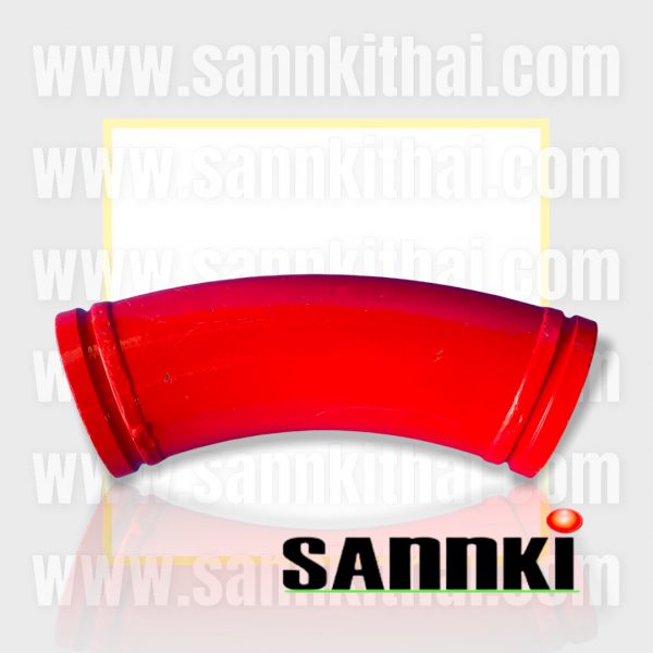 Delivery pipe elbow SK125/5.5x45° R500