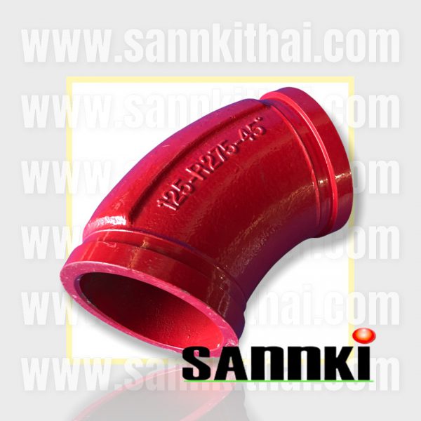 Delivery pipe Elbow ข้องอ5x45x275 SK หลังหนา