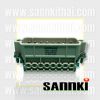 Bush insert 16-pol.; (1-16) HA-016 (ผู้) 243703009 1-4