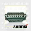 Bush insert 16-pol.; (1-16) HA-016 (ผู้) 243703009 3-4