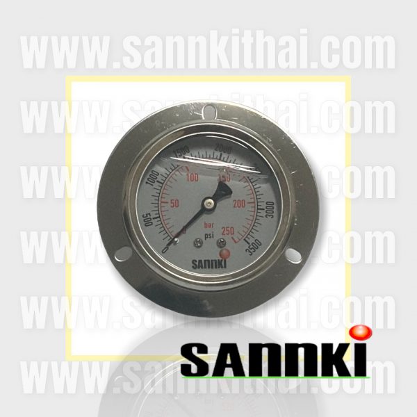 เกจ์ Pressure gauge 250 Bar (ออกหลัง)