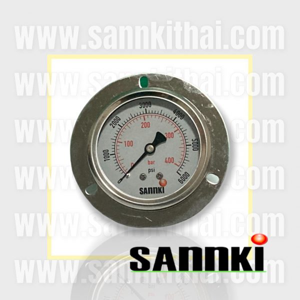 เกจ์ Pressure gauge 400 Bar (ออกหลัง)