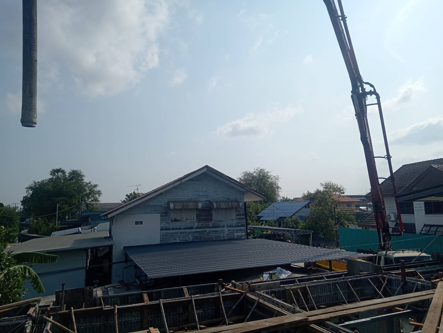 ปั๊มคอนกรีต Sannki Thai หน้างาน รูปที่ 4